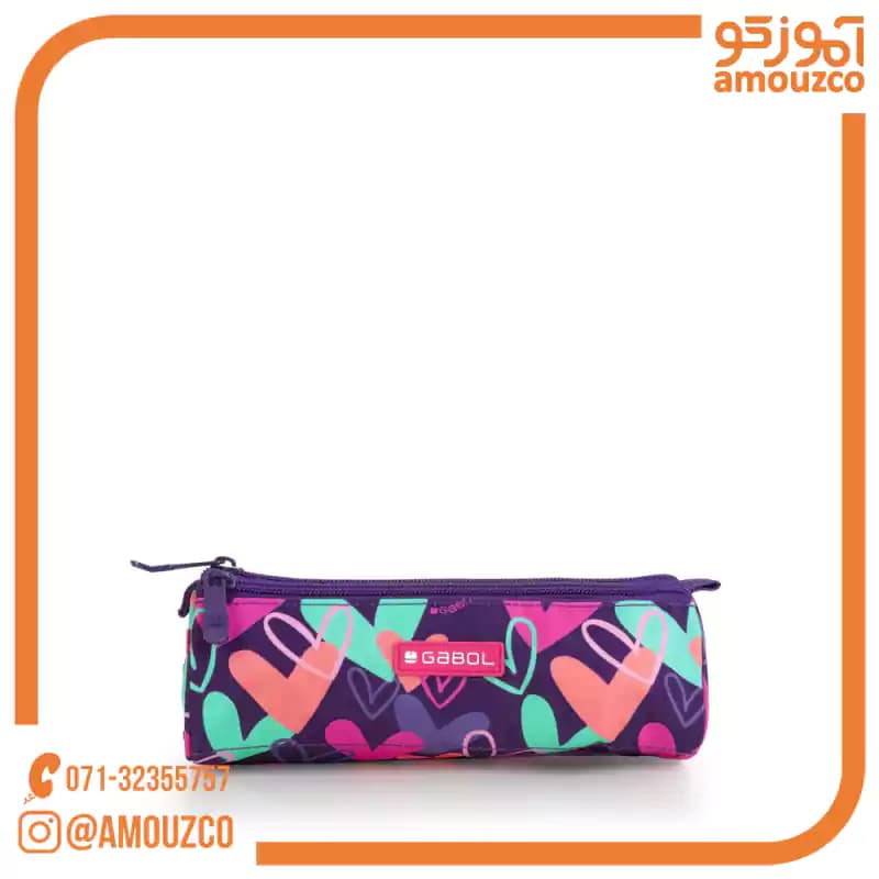 جامدادی سه زیپ Kokoro سایز 22×7×7 گابل (2026) — تصویر ۹