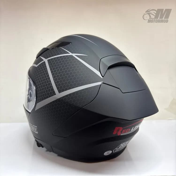 کلاه کاسکت فک متحرک Redline 960 | مشکی — تصویر ۳
