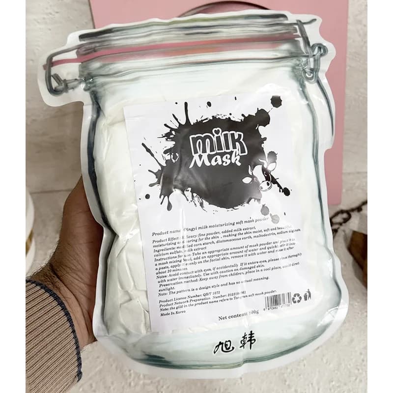 ماسک لاتکسی شیر گاو Milk حجم 800 گرم — تصویر ۲