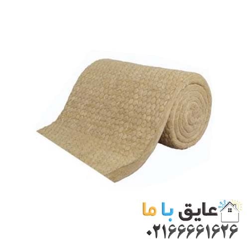 پشم سنگ و پشم شیشه توری دار 5 سانت دانسیته 50