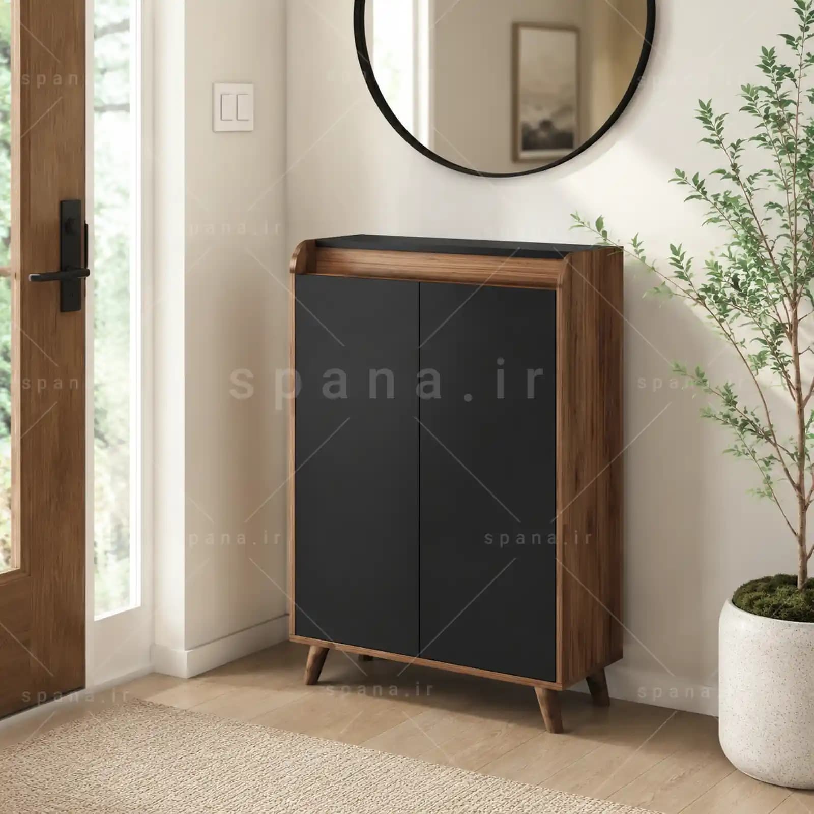 جاکفشی کنسولی آریا دو درب – طول 70 — تصویر ۲
