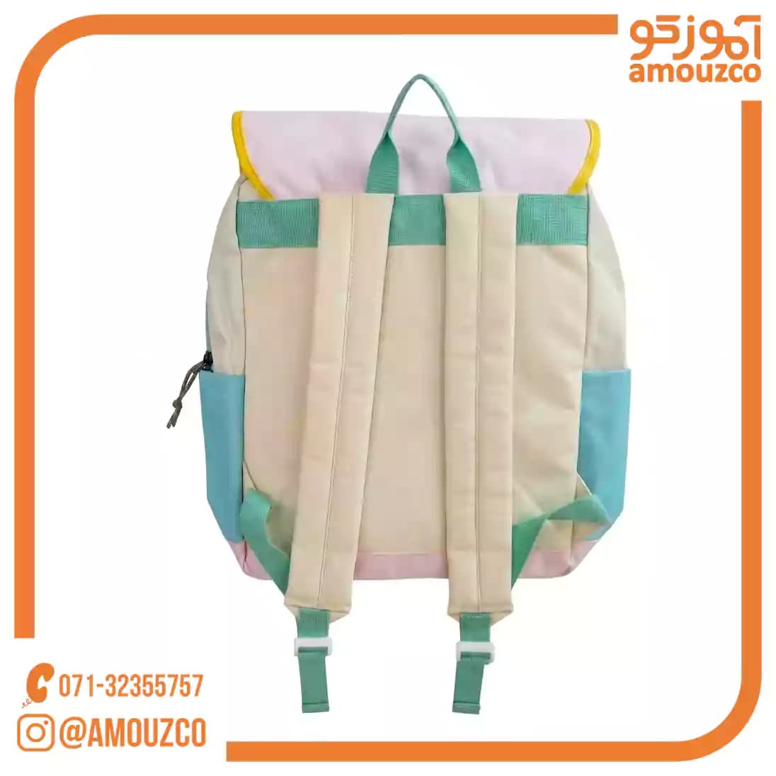 کوله پشتی استورم مدل مارشمالو HL900102 (صورتی) — تصویر ۵