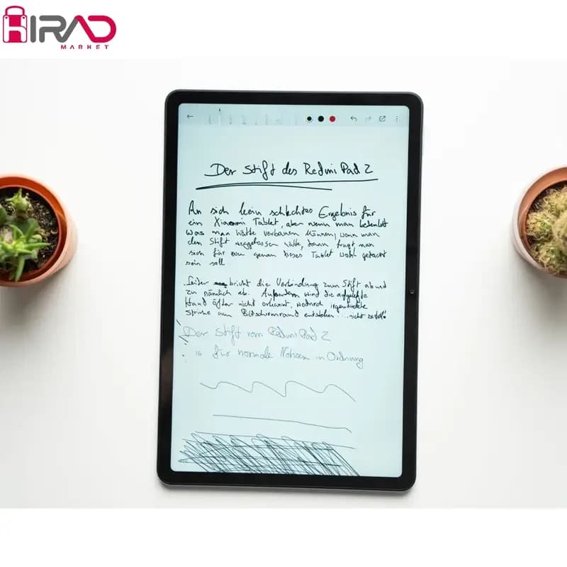 تبلت ۱۱ اینچ شیائومی مدل Redmi Pad 2 Wi-Fi با ظرفیت 256 گیگابایت و رم 8 گیگابایت به همراه کاور — تصویر ۱۲