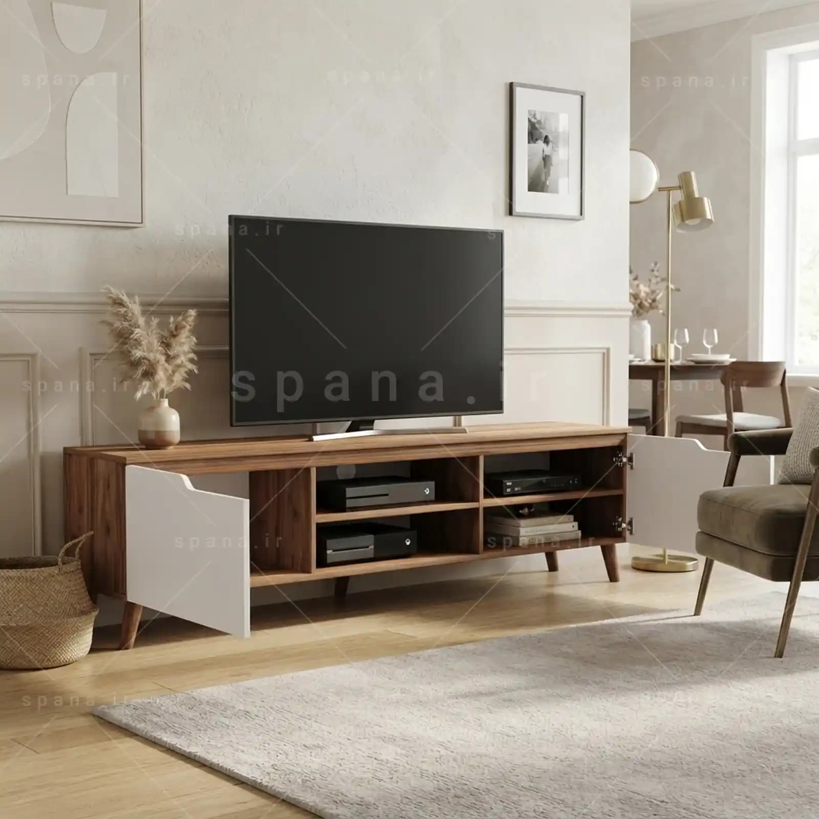میز تلویزیون کد 128 – طول 180 — تصویر ۹