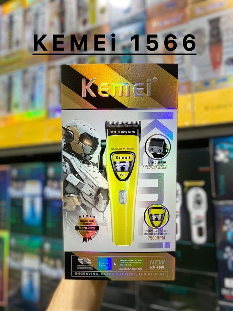 ماشین اصلاح موی سر و صورت شارژی کیمی مدل KM-1566 — تصویر ۴
