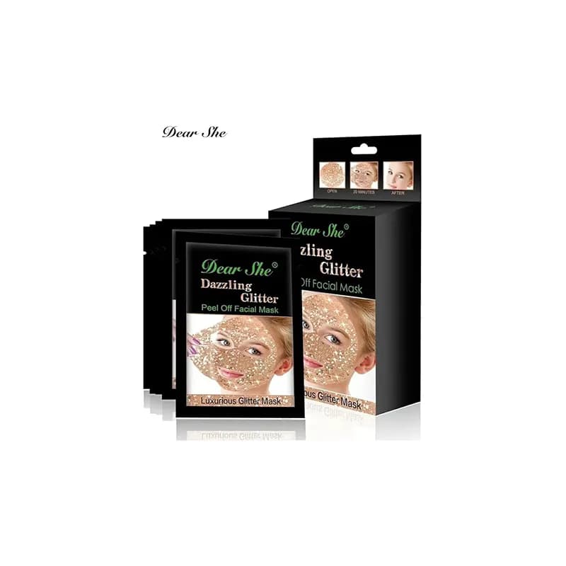 ماسک لایه بردار دیر شی طلایی مدل Dazzling Glitter — تصویر ۳