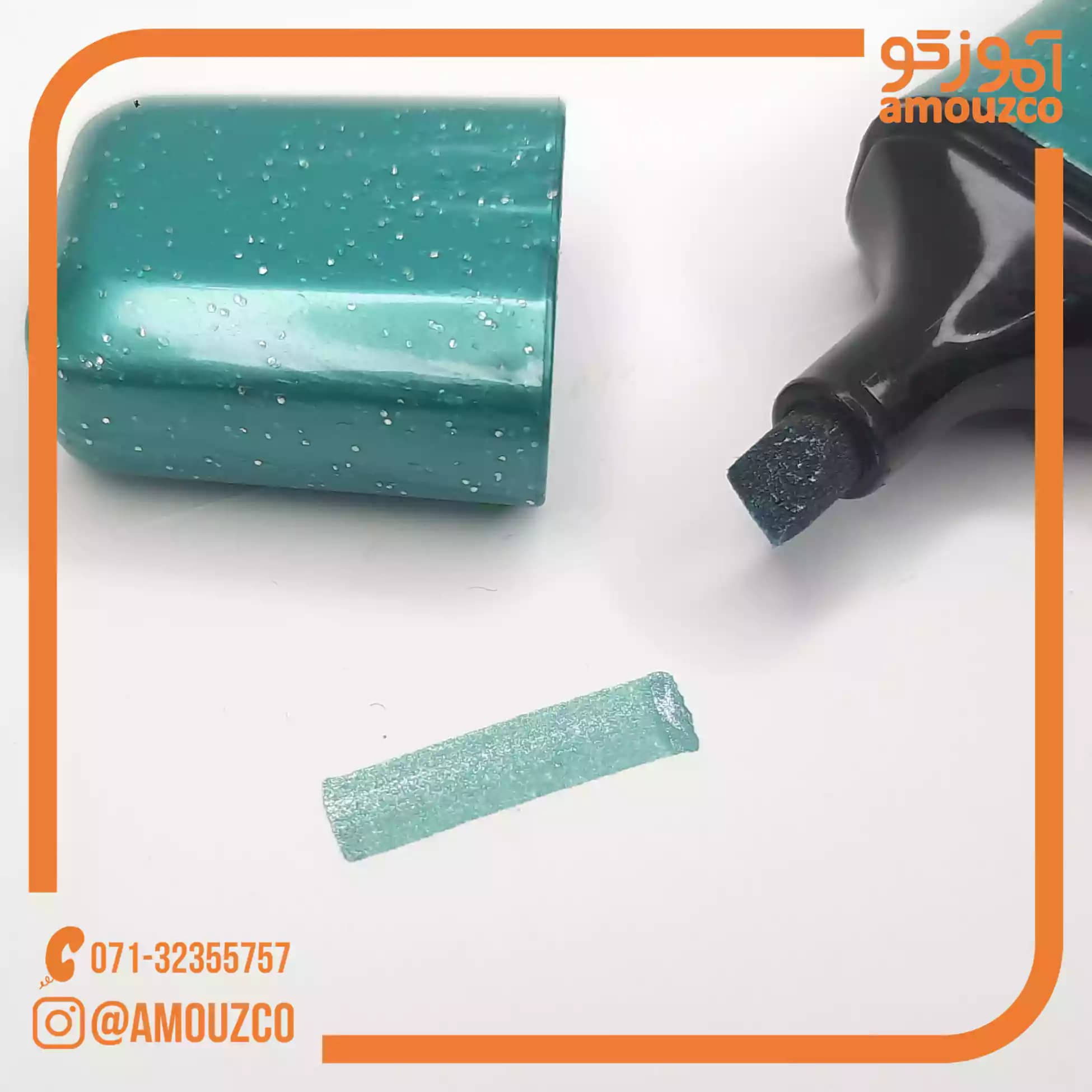 ماژیک هایلایتر متالیک اکلیلی پن مارک — تصویر ۳