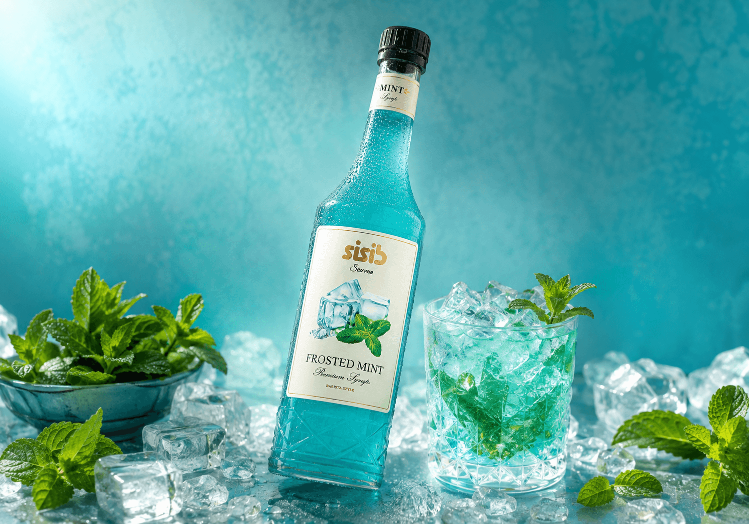 سیروپ نعنا یخی (Frosted Mint) سی‌سیب — تصویر ۲