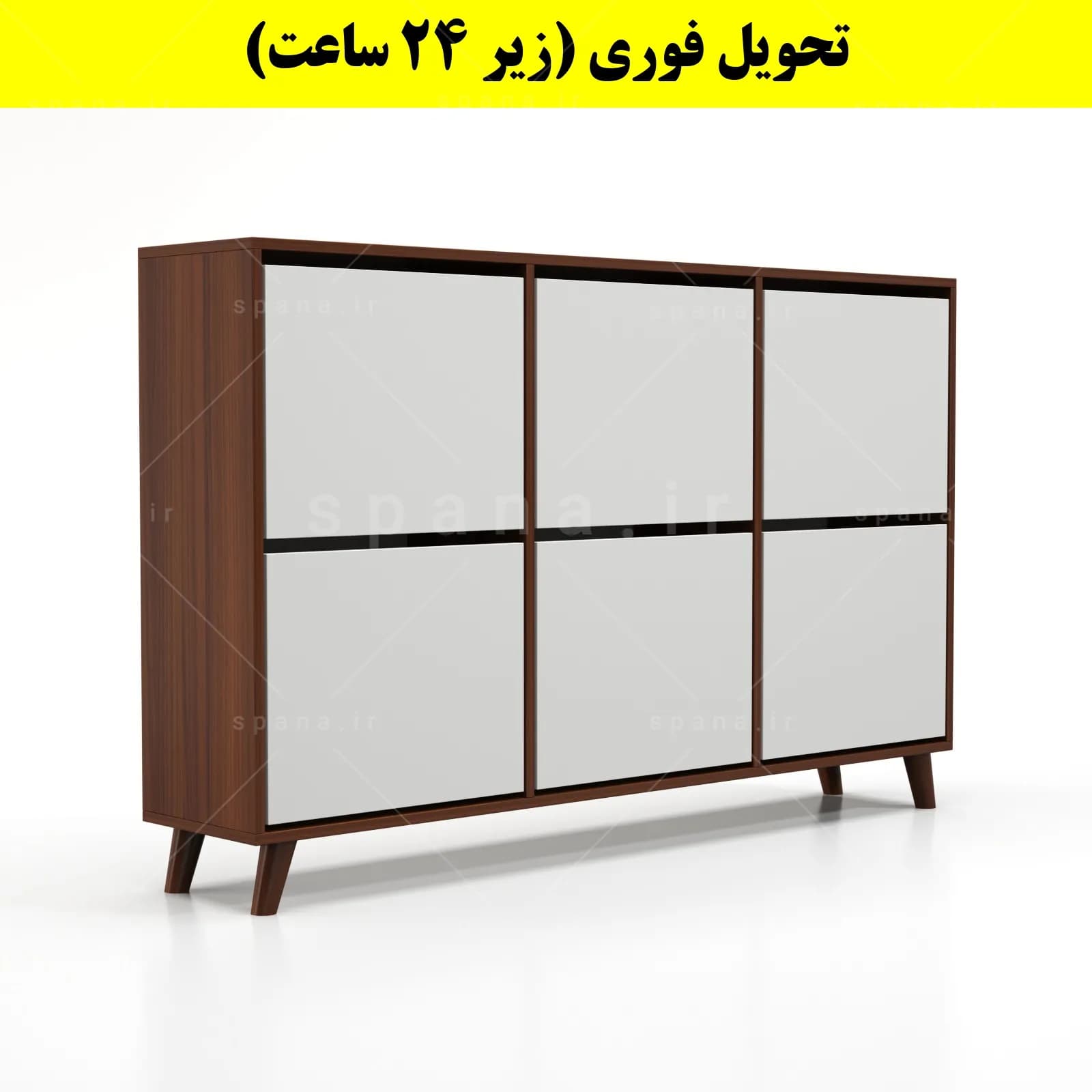 جاکفشی داشبوردی شش درب طرح ایکیا – طول 150 (تحویل فوری) — تصویر ۱۲