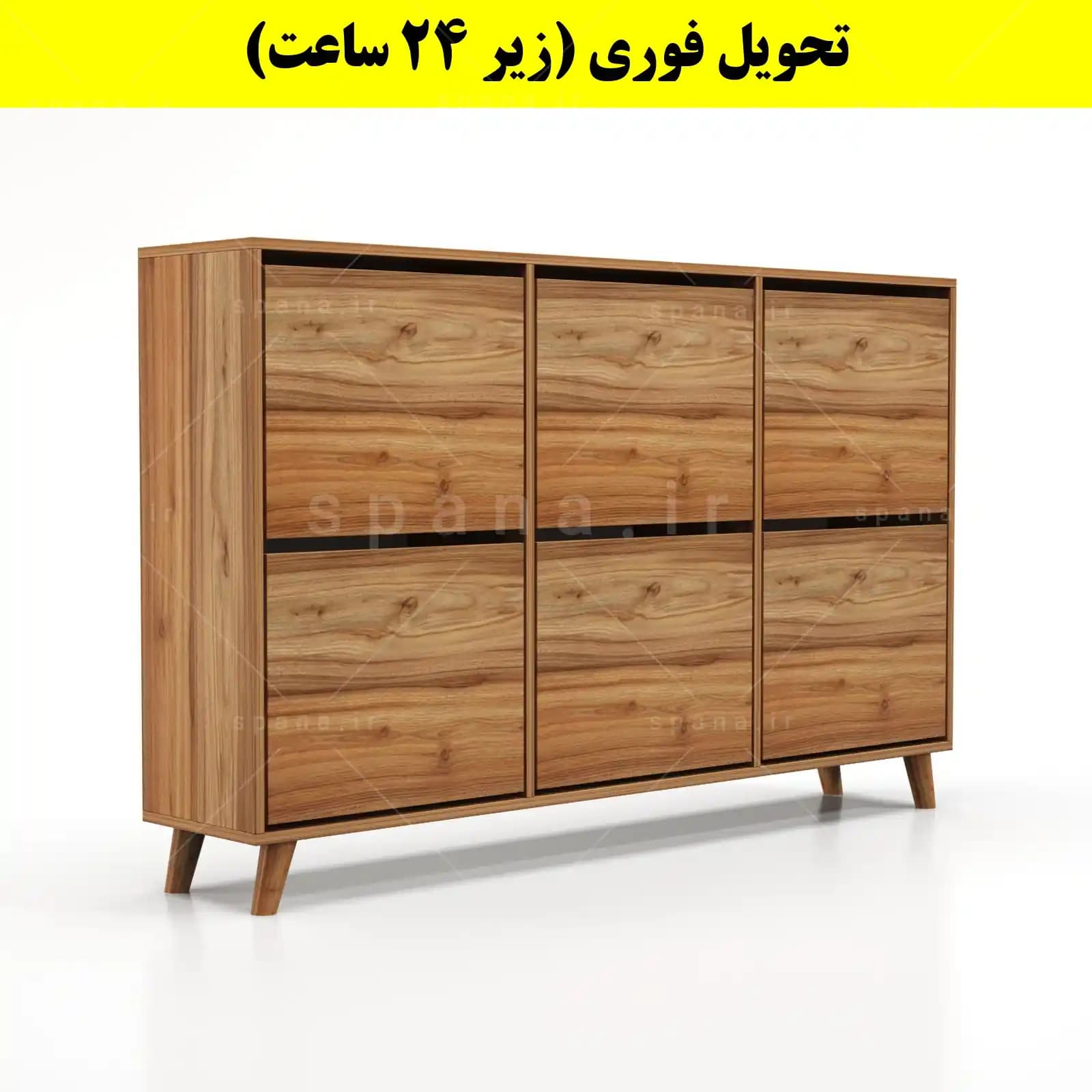 جاکفشی داشبوردی شش درب طرح ایکیا – طول 150 (تحویل فوری) — تصویر ۷