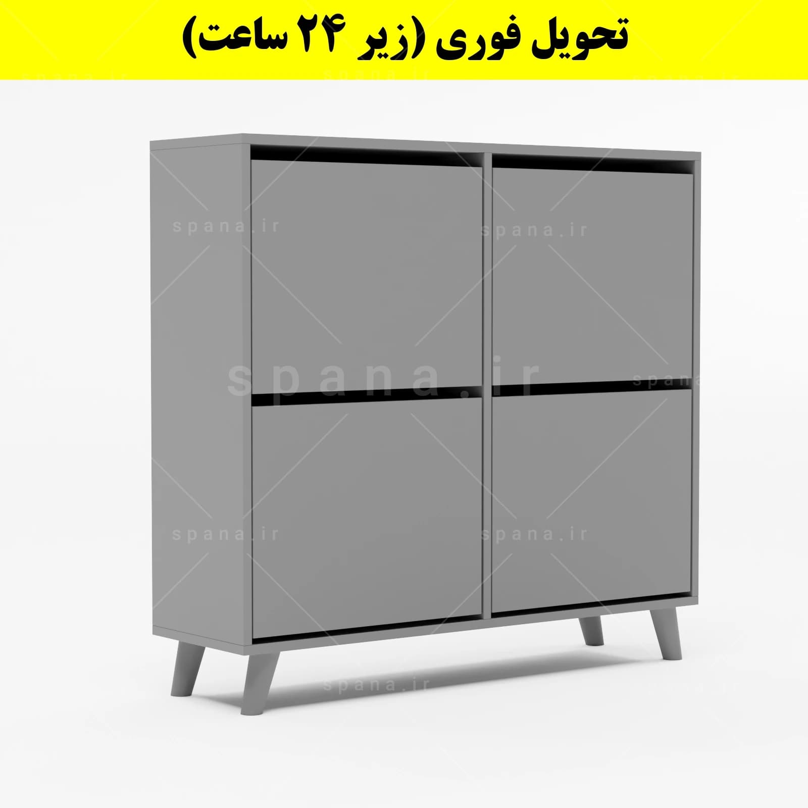 جاکفشی داشبوردی چهار درب طرح ایکیا – طول 100 (تحویل فوری) — تصویر ۸