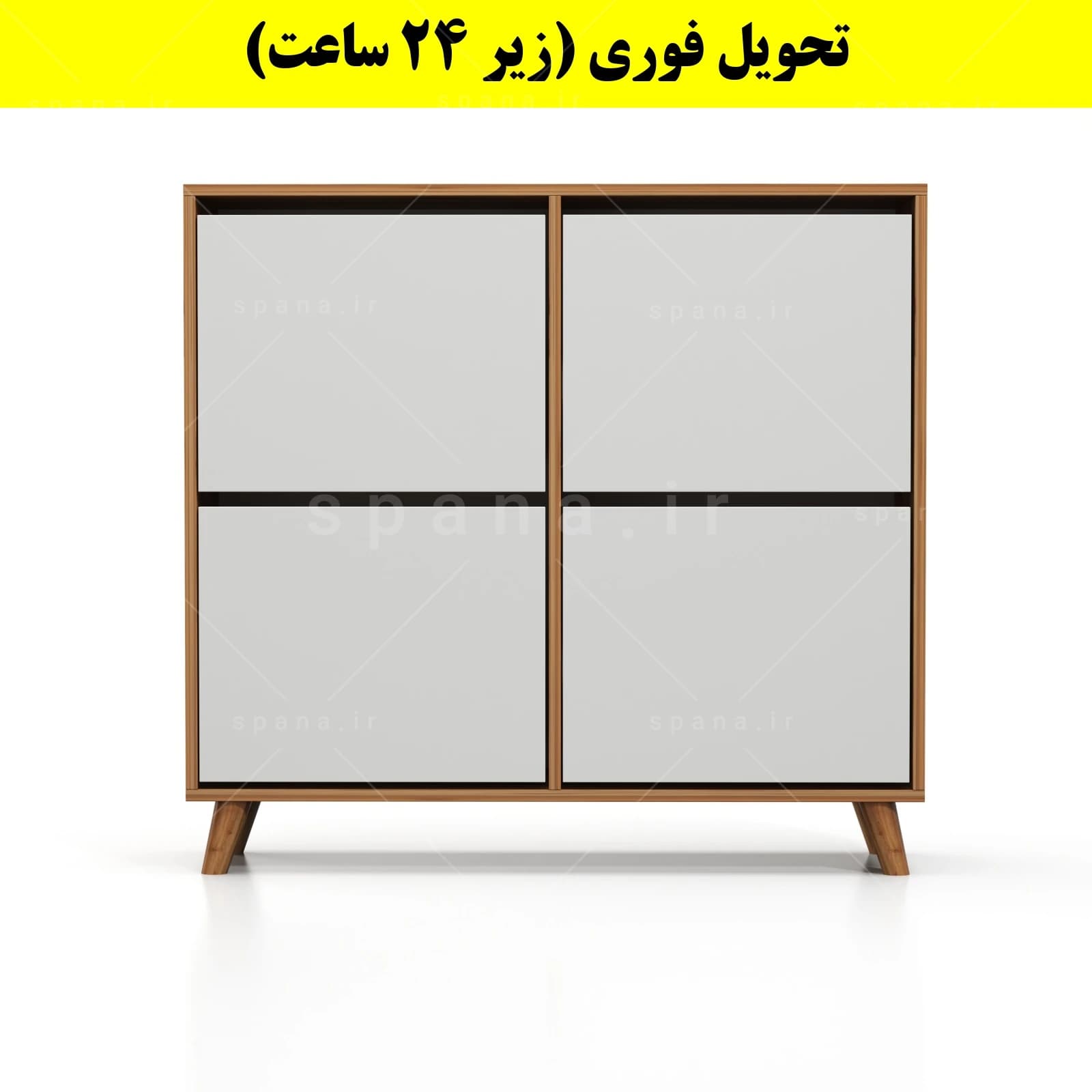 جاکفشی داشبوردی چهار درب طرح ایکیا – طول 100 (تحویل فوری) — تصویر ۵