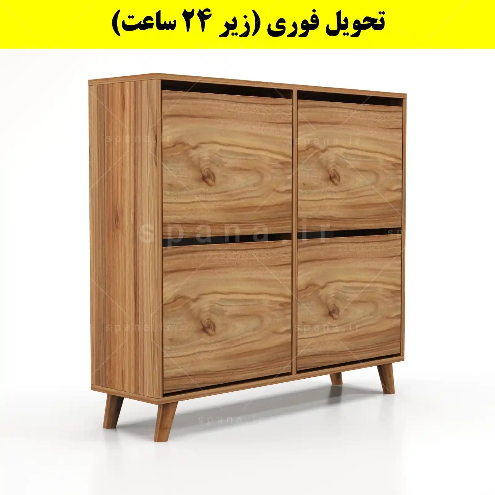 جاکفشی داشبوردی چهار درب طرح ایکیا – طول 100 (تحویل فوری) — تصویر ۴