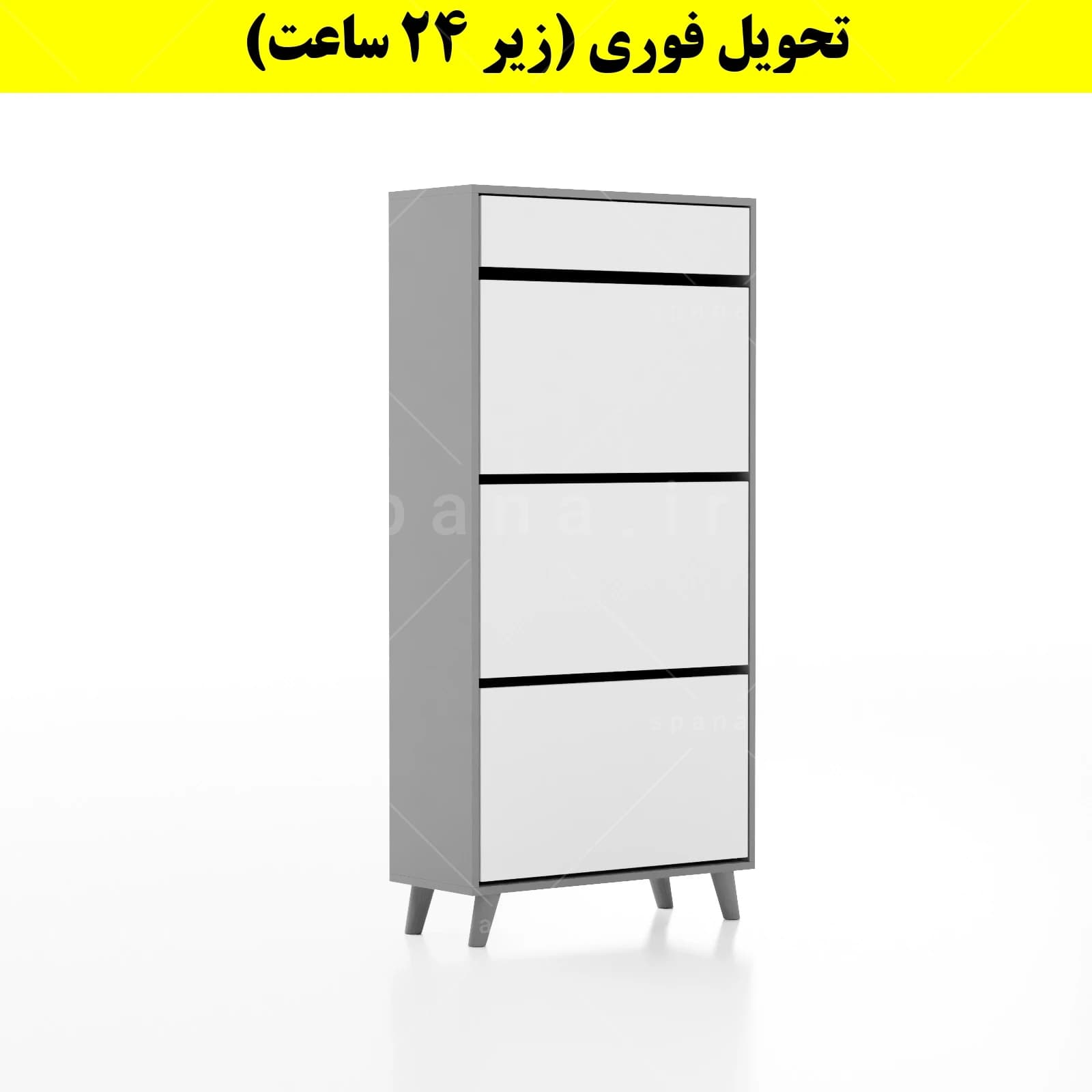 جاکفشی داشبوردی سه درب کشودار طرح ایکیا – طول 70 (تحویل فوری) — تصویر ۱۱