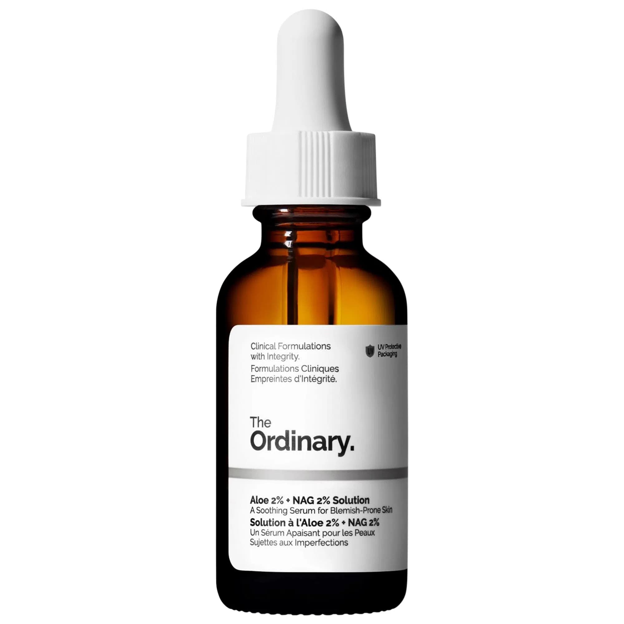 سرم یکدست کننده پوست اوردینری دو لیبل The Ordinary Aloe 2% + NAG 2% — تصویر ۲