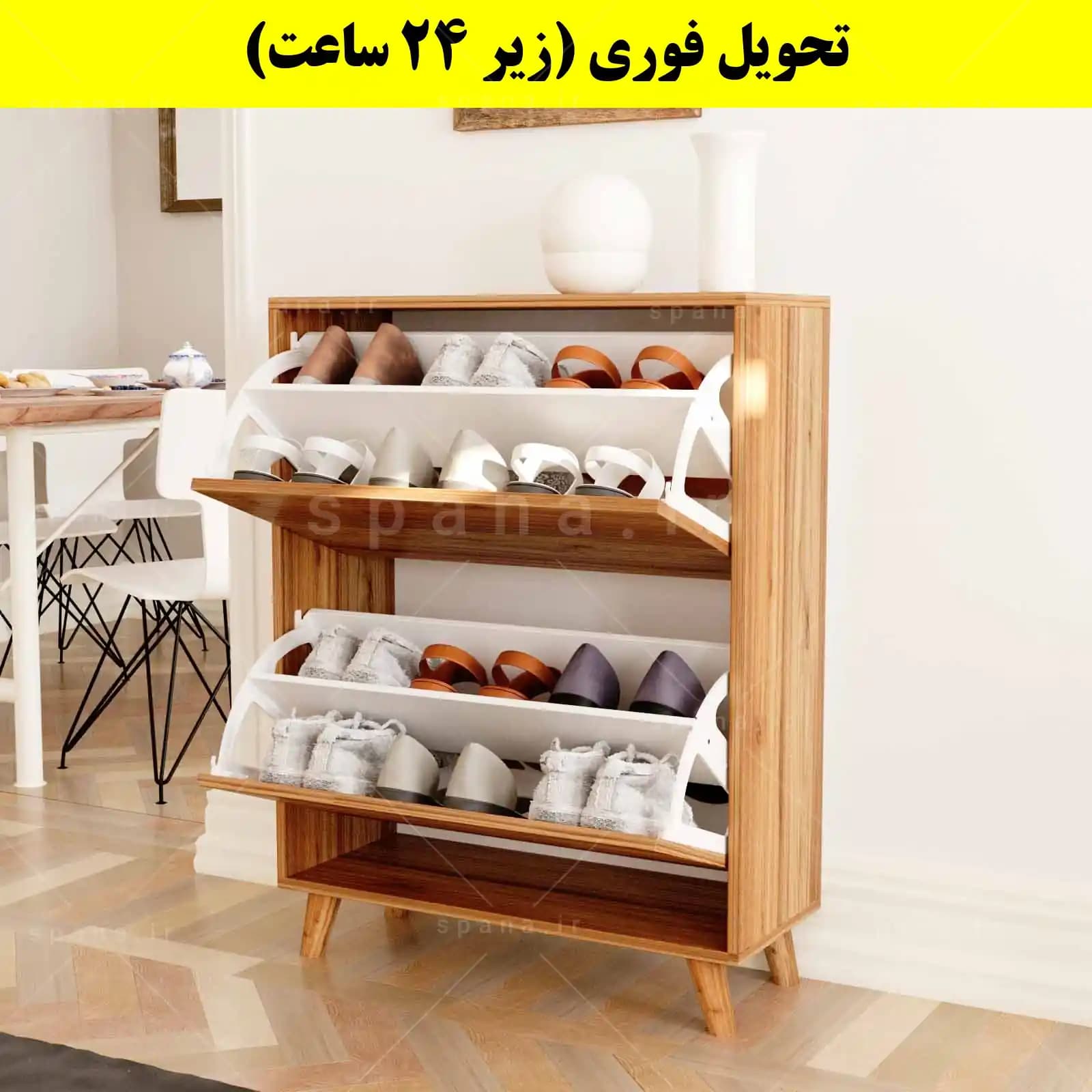 جاکفشی داشبوردی دو درب طرح ایکیا – طول 70 (تحویل فوری) — تصویر ۱۰