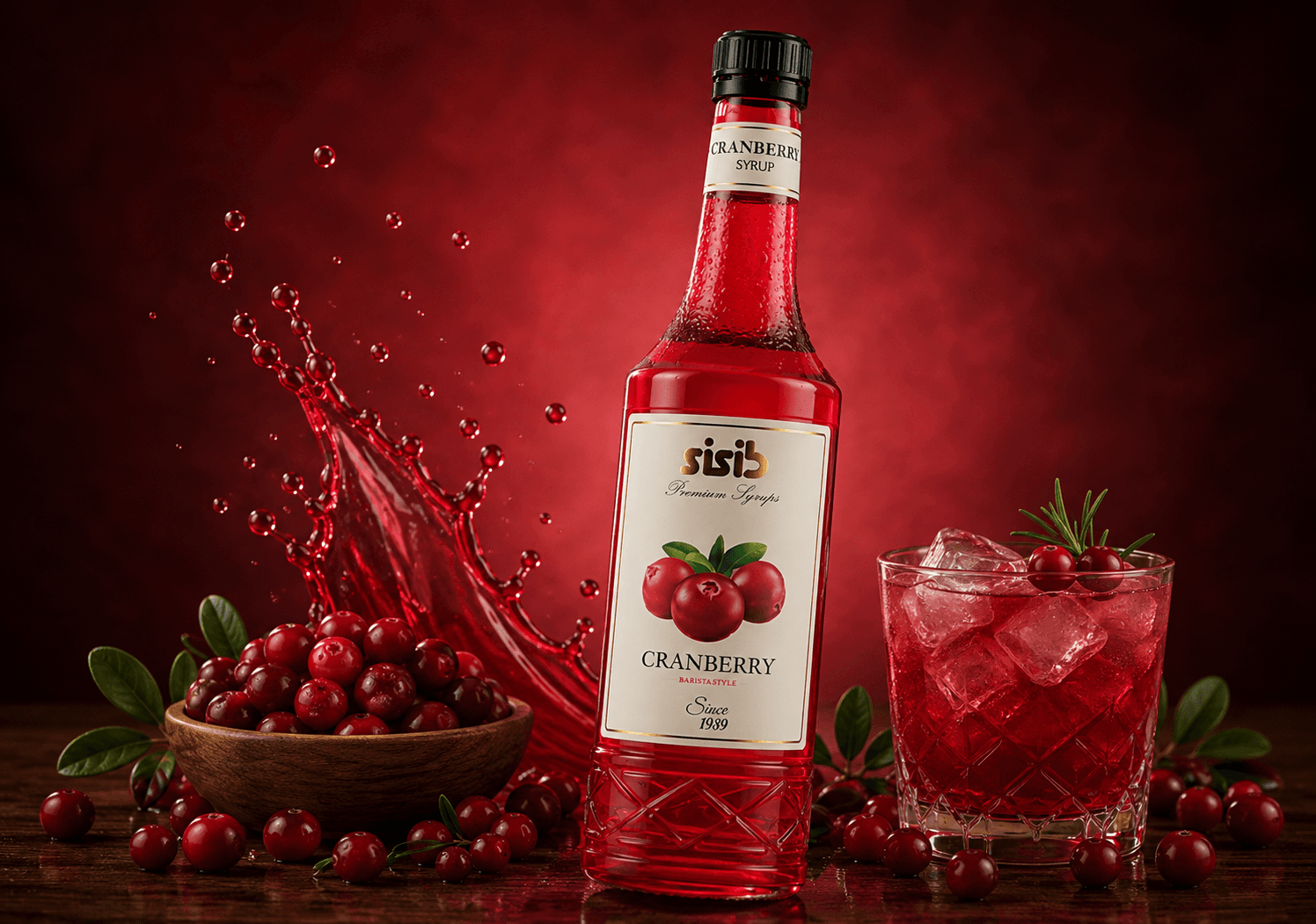 سیروپ کرنبری (Cranberry) سیسیب
