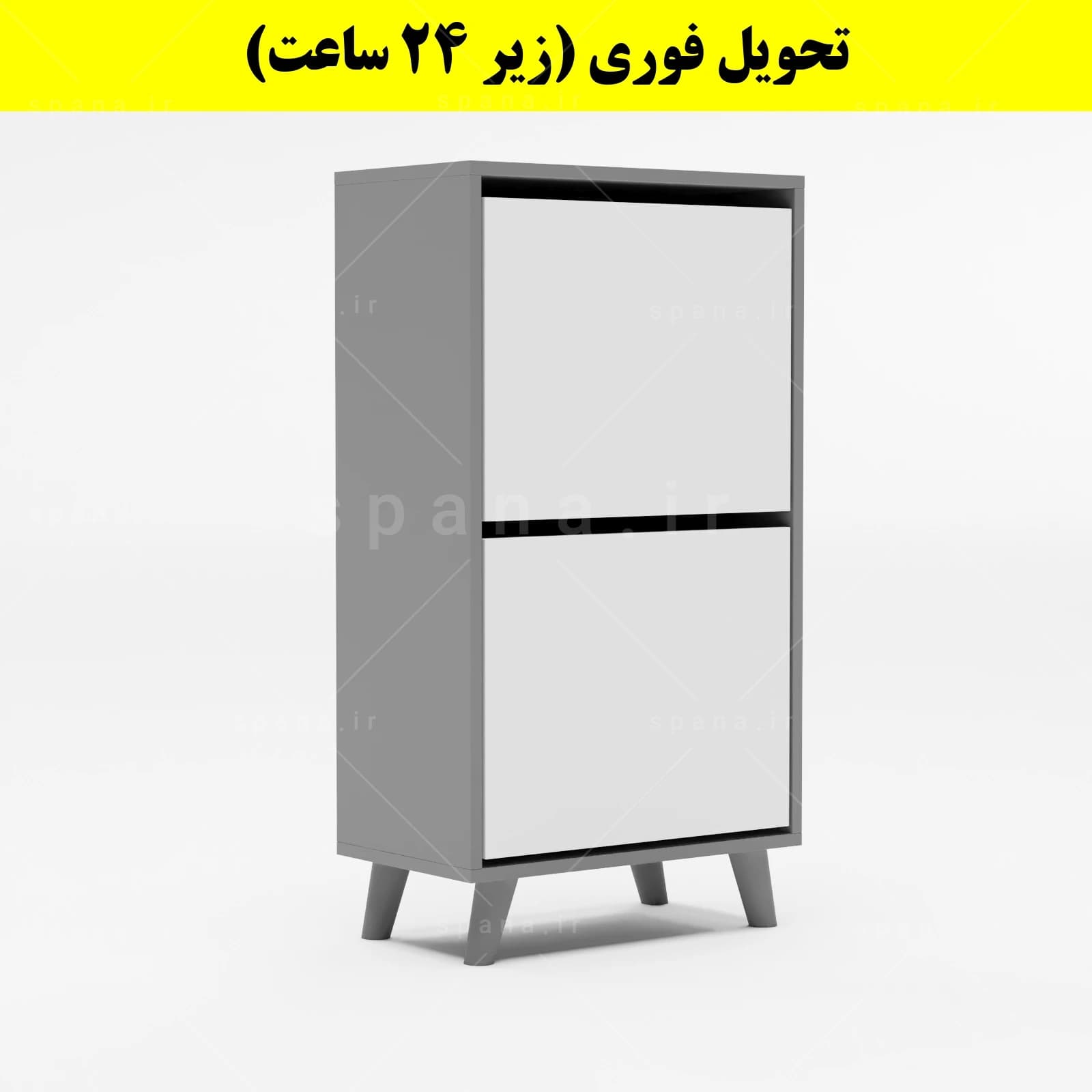 جاکفشی داشبوردی دو درب طرح ایکیا – طول 50 (تحویل فوری) — تصویر ۷