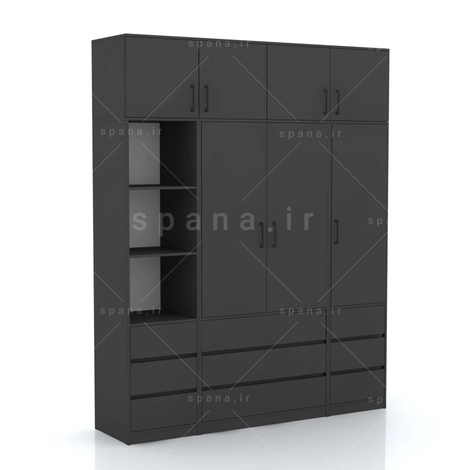 کمد طول 200 کالکشن پازلی ماکان کد 109 — تصویر ۷