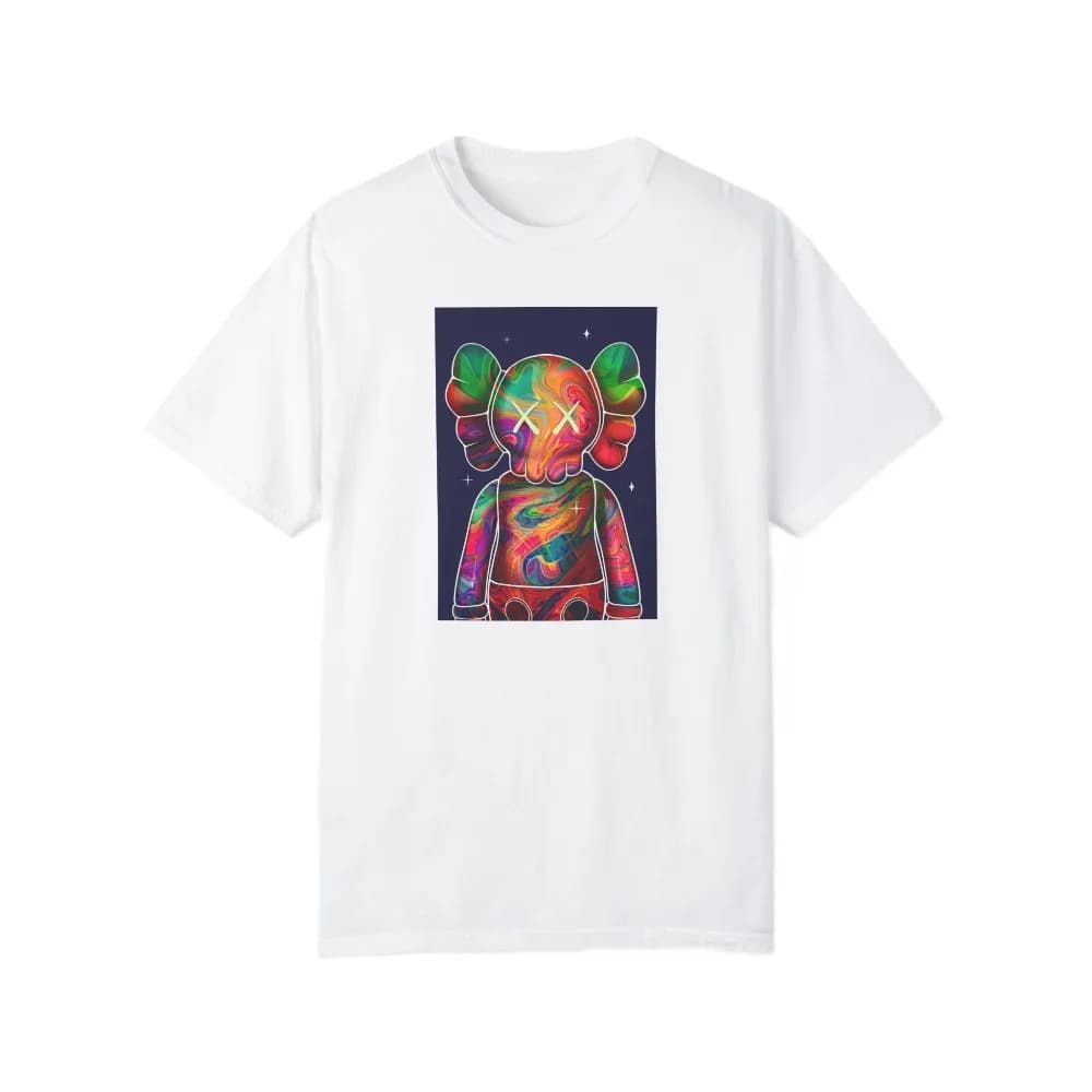 تی‌شرت آستین کوتاه مردانه مدل kaws 01 رنگ سفید — تصویر ۸