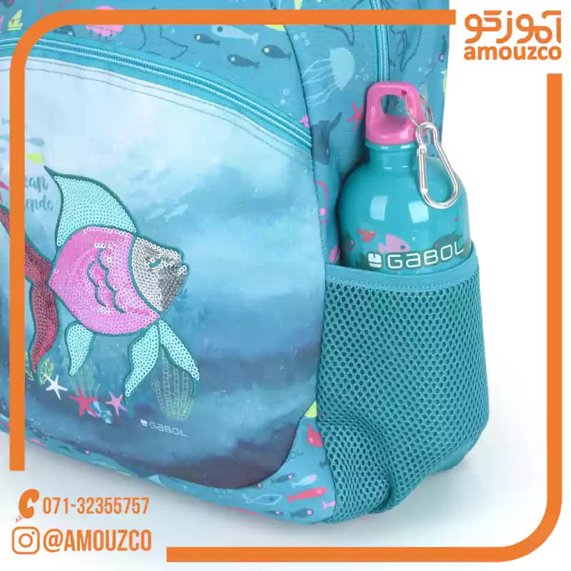 قمقمه آلومینیومی Acqua سایز 21×7×7 گابل — تصویر ۳