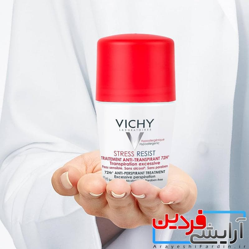 مام رولی ضد تعریق 72 ساعته ویشی مدل Stress Resist Vichy — تصویر ۲