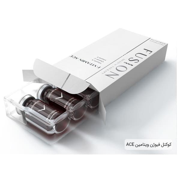 کوکتل درمان منافذ پوست فیوژن VITAMIN ACE — تصویر ۳