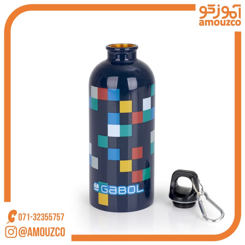 قمقمه آلومینیومی Cubik سایز 21×7×7 گابل — تصویر ۲