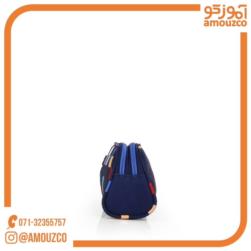 جامدادی دو زیپ Cubik سایز 22×8×6 گابل — تصویر ۳