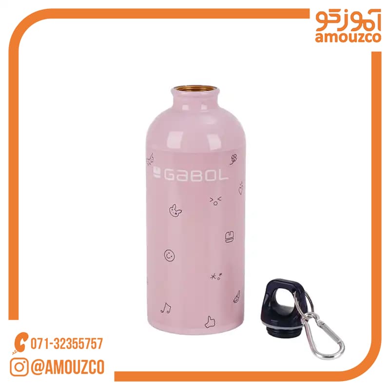 قمقمه آلومینیومی Icon سایز 21×7×7 گابل — تصویر ۵