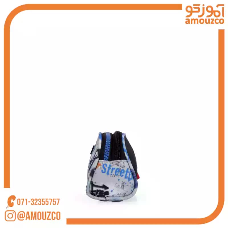 جامدادی دو زیپ Freedom سایز 22×8×6 گابل — تصویر ۴