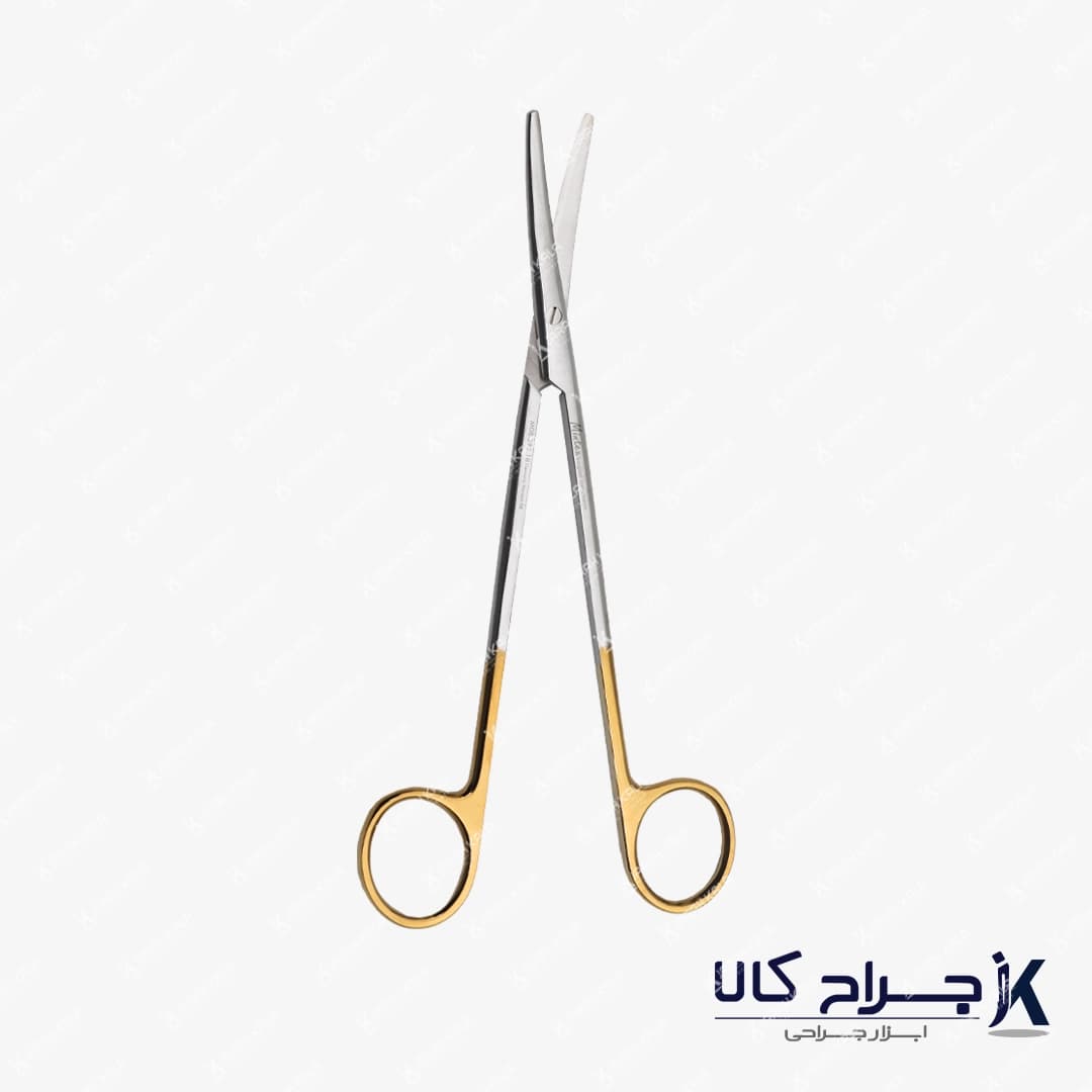 قیچی متس کرو طلایی Mintex 18cm — تصویر ۴