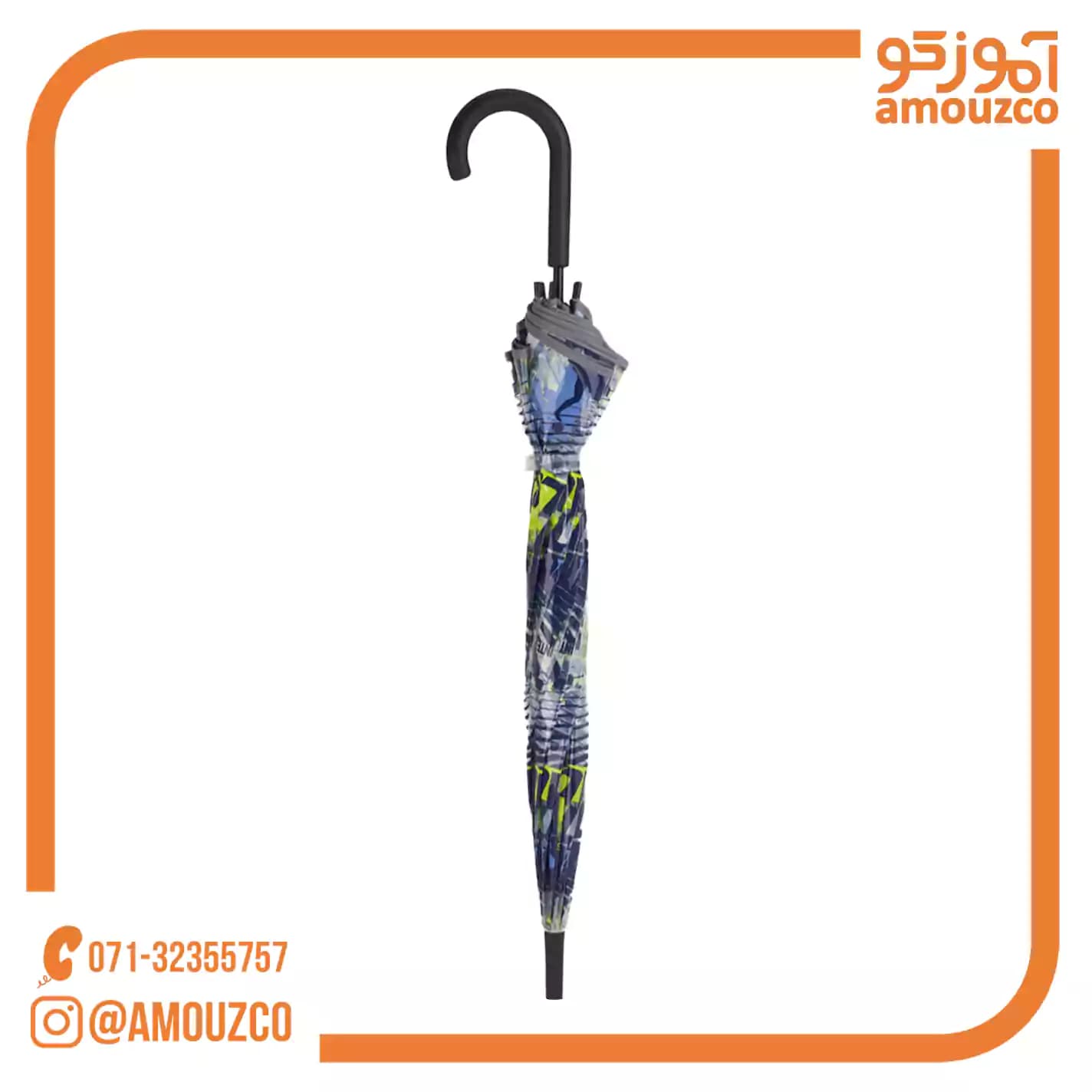 چتر عصایی شفاف Ball سایز 81cm گابل — تصویر ۲