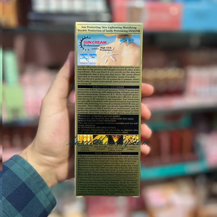 ضد آفتاب کلاژن وکالی رنگی SPF 60 (اورجینال) — تصویر ۵