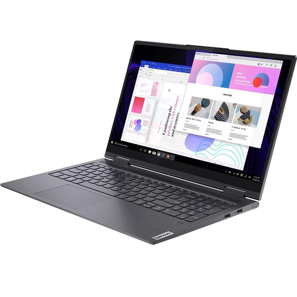 لپ تاپ لنوو 15.6 اینچی رم 16 مدل Lenovo Yoga 7i i7-1165G7 — تصویر ۸