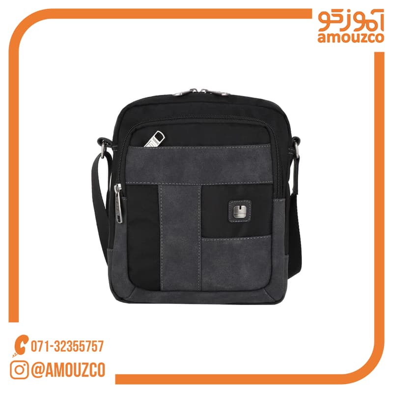 کیف دوشی مردانه Bremen سایز 20×24×8 گابل — تصویر ۵