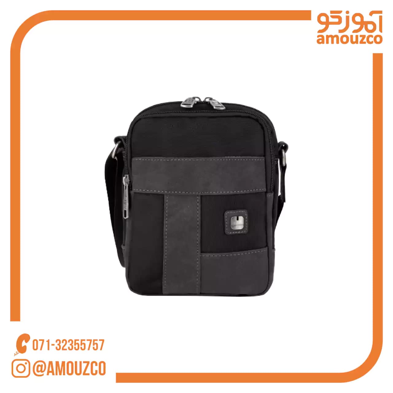 کیف دوشی مردانه Bremen سایز 15×19×7 گابل — تصویر ۶