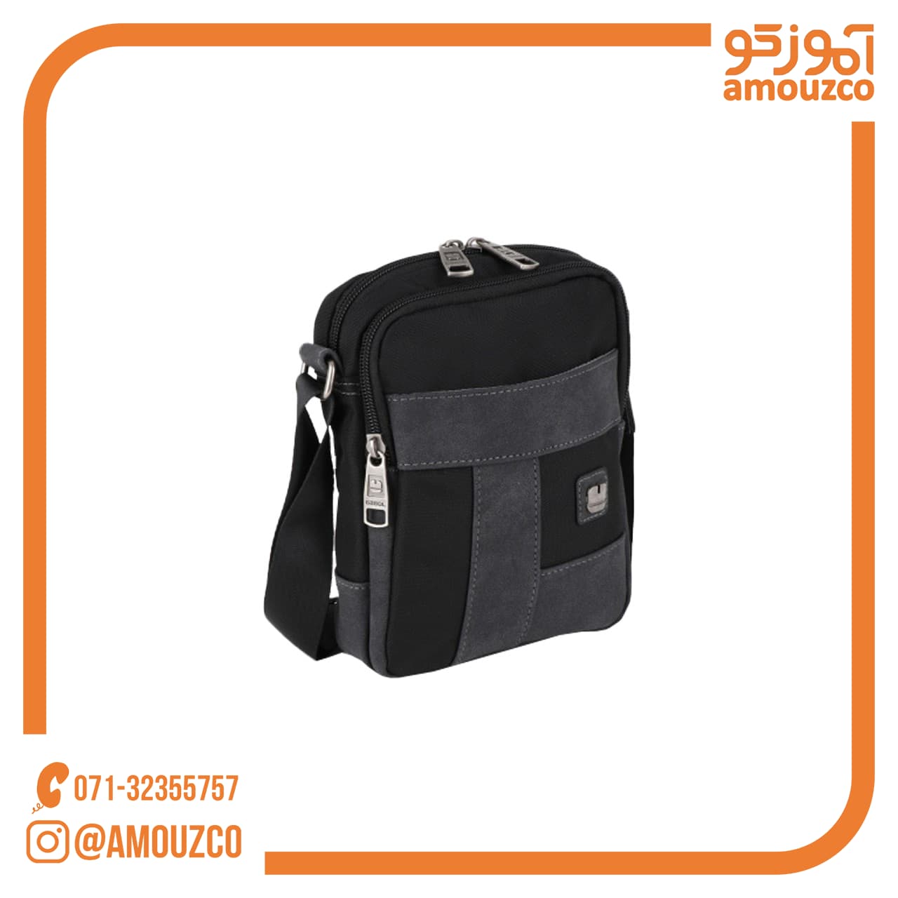 کیف دوشی مردانه Bremen سایز 15×19×7 گابل — تصویر ۸