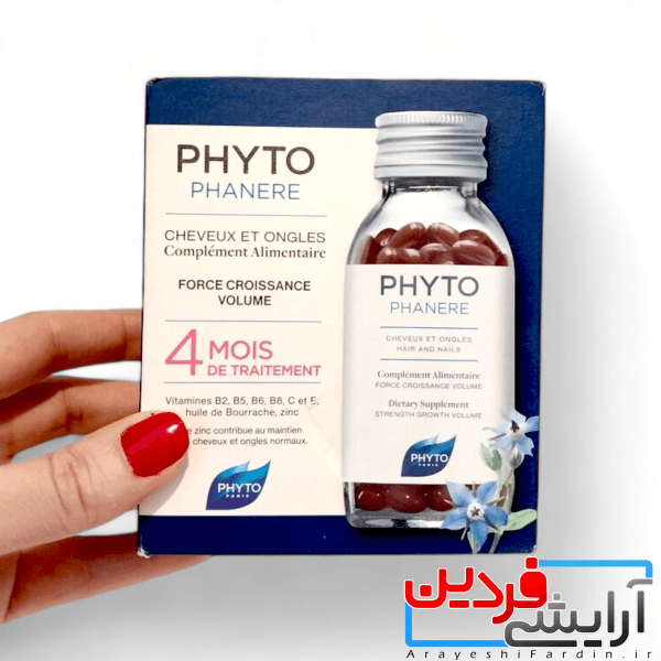 قرص تقویت‌کننده مو و ناخن فیتو فانر (Phyto Phanere) — تصویر ۲