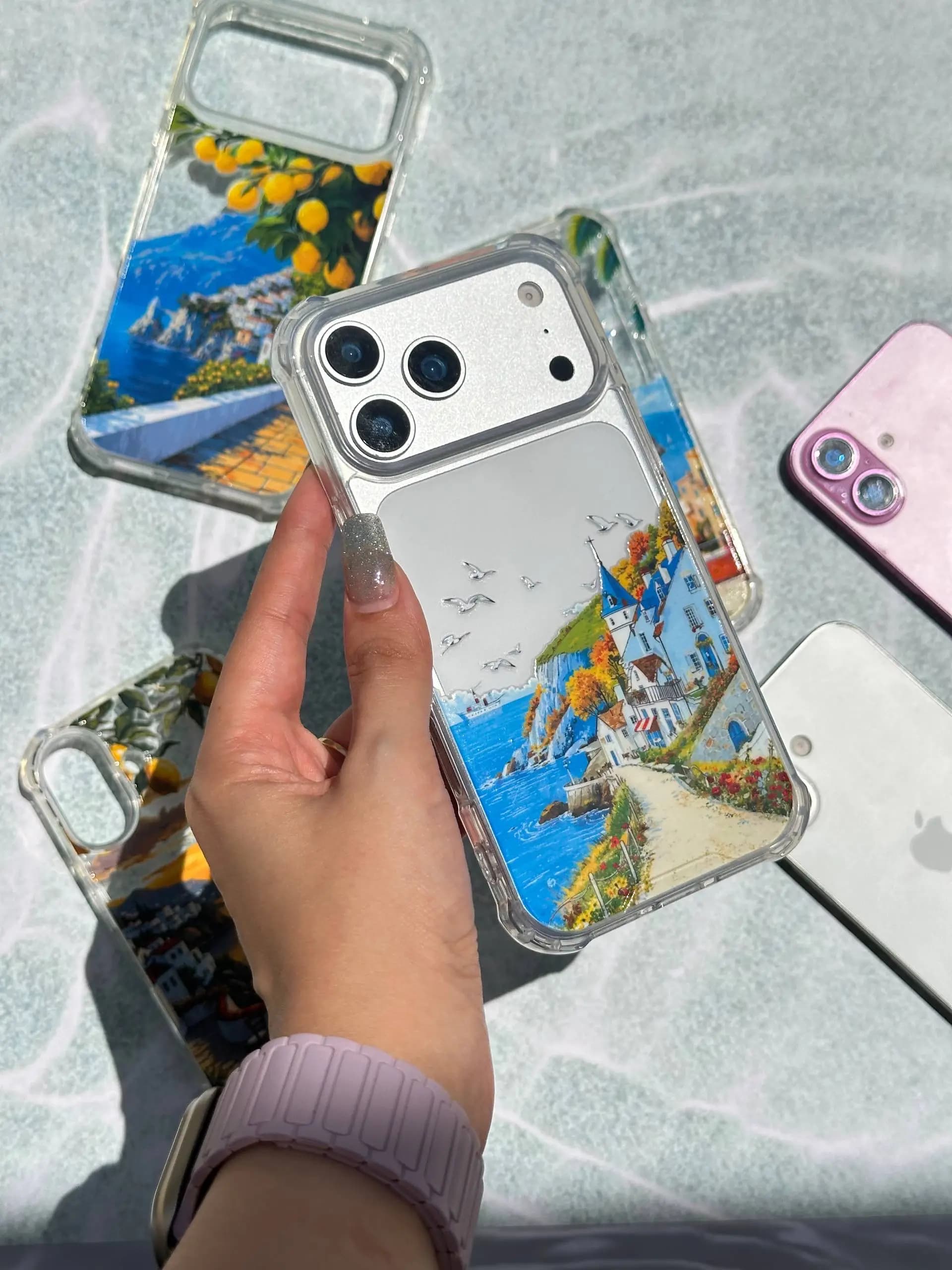قاب گوشی شفاف CS Summer City Collection — تصویر ۴
