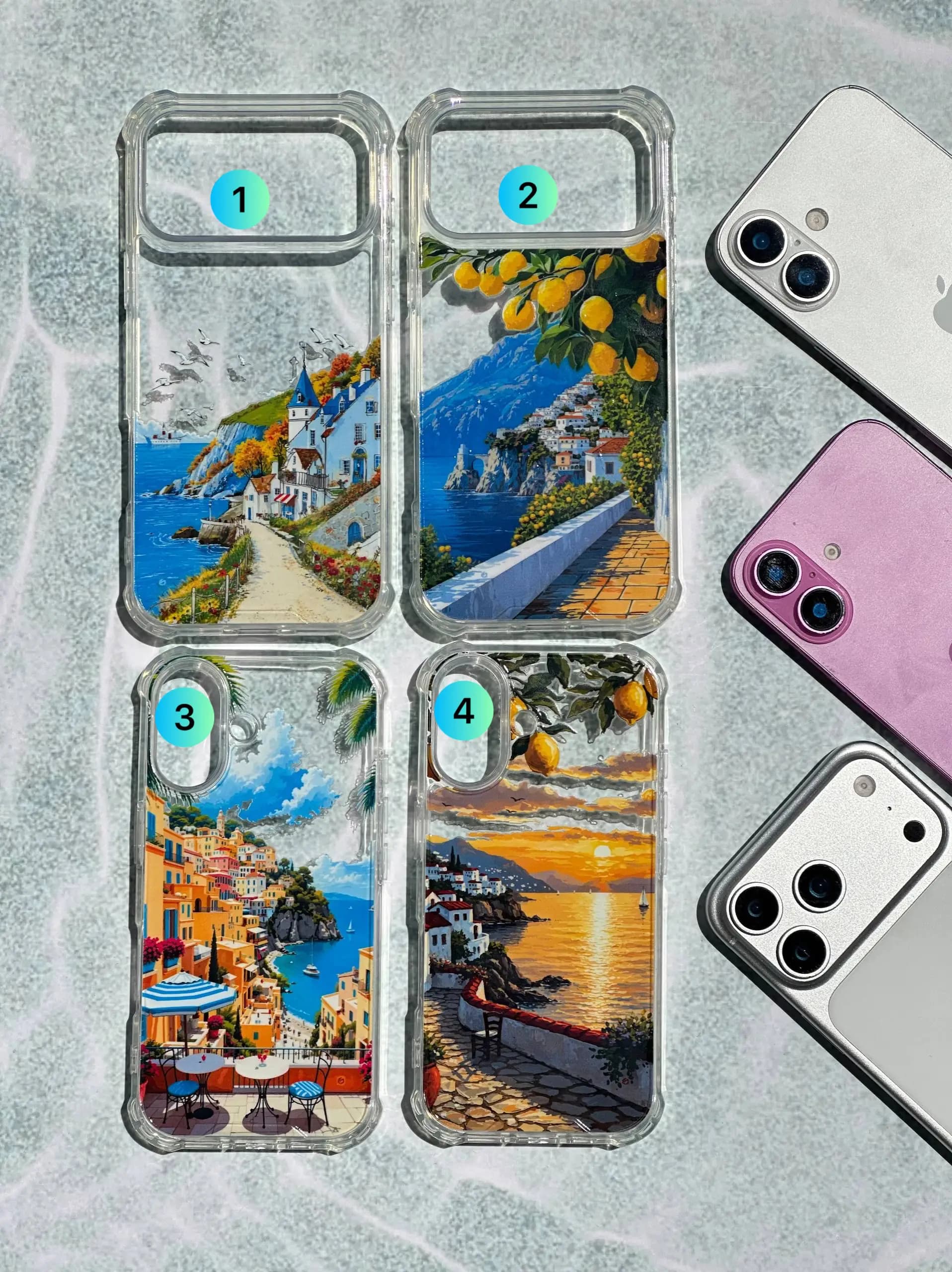 قاب گوشی شفاف CS Summer City Collection — تصویر ۲