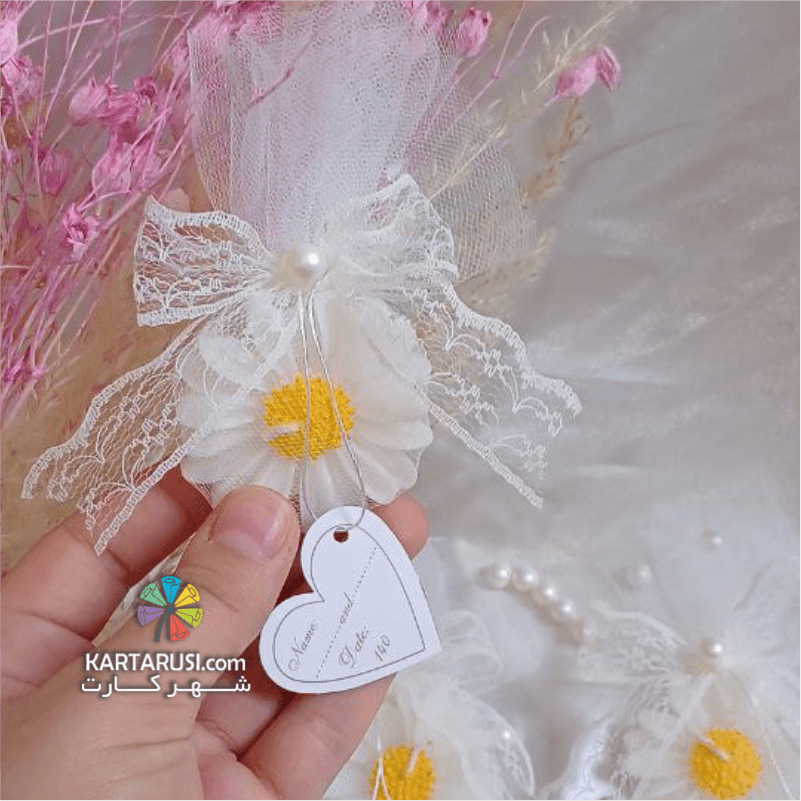 گیفت شمعی گل بابونه کد 501 — تصویر ۸