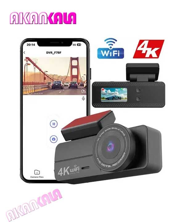دوربین ثبت وقایع خودرو دو لنزه F8 دارای WIFI “فروش عمده” — تصویر ۹