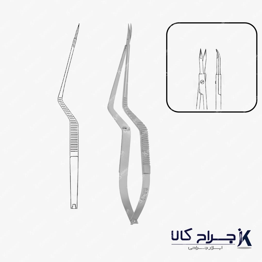 قیچی عروقی بایونتی کرو MARK 19cm