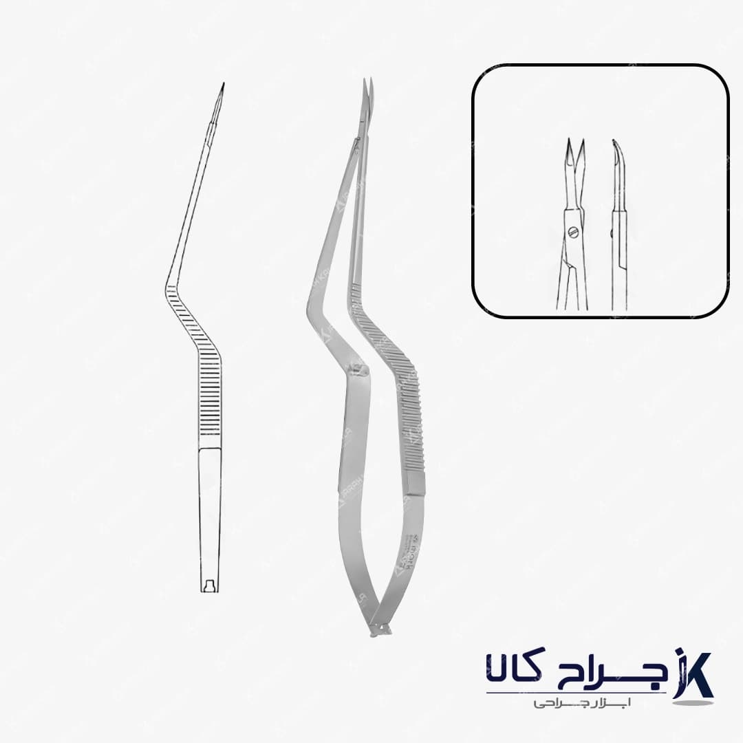 قیچی عروقی بایونتی کرو MARK 18/5cm