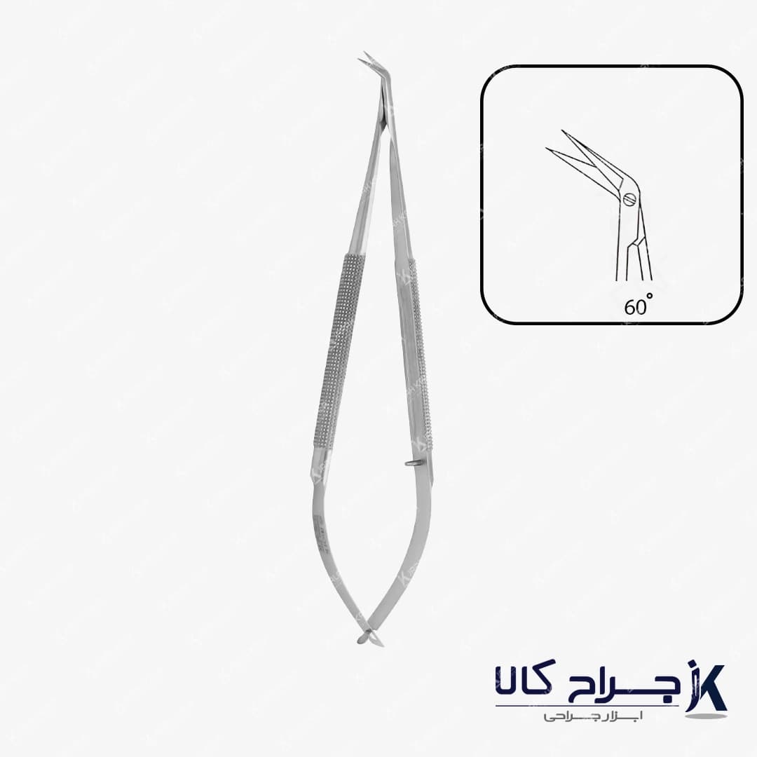 قیچی عروقی ۶۰درجه MARK 18cm — تصویر ۲