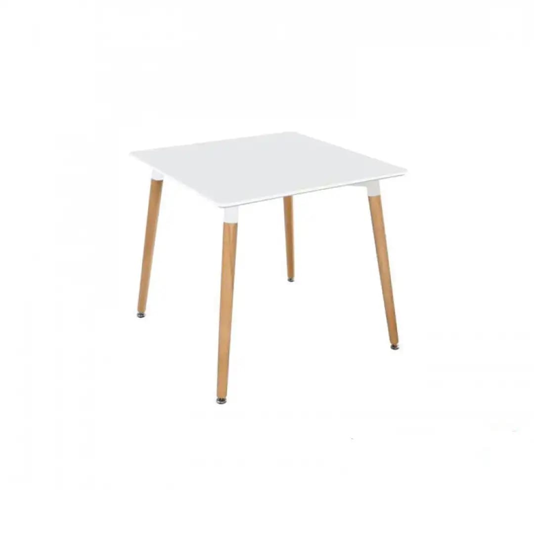 میز مربع 4 پایه باتومی تمام چوب کد E870