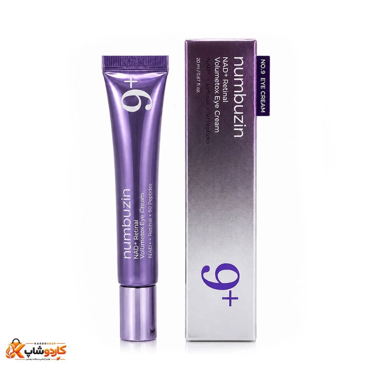 کرم دور چشم نامبوزین شماره 9 مدل NAD+ Retinal Volumetox حجم 20 گرم