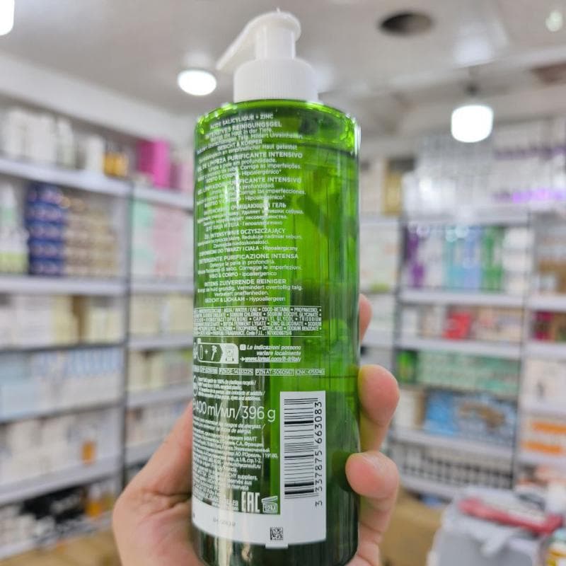 ژل شستشوی صورت ویشی 400 میل Normaderm — تصویر ۳