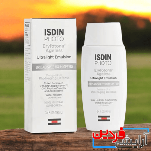 ضد آفتاب رنگی %100 مینرال SPF 50 ایزدین ISDIN Eryfotona Ageless — تصویر ۴